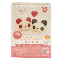 Felt Wool Craft Kit - Pandas and Heart Charm