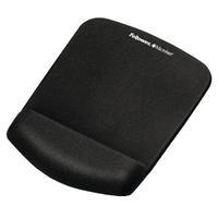 Fellowes Plushtouch Mousepad Wrist Support Black 9252003