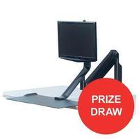 Fellowes Extend Sit-Stand Workstation Single Monitor Attachment 1016mm