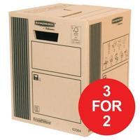 Fellowes Bankers Box Transit Secure Ship and Store Box Pack of 10 Ref