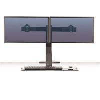fellowes extend sit stand workstation dual monitor attachment 1016mm