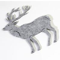 Felt Reindeer - Silver