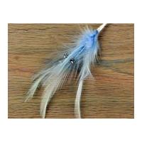 Feather & Diamante Feathers Blue