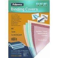 fellowes transparent plastic cover 240micron pack of 100