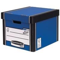 fellowes r kive premium presto storage box bluewhite 7260701