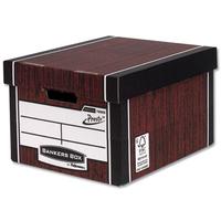 Fellowes R-Kive Premium Presto Storage Box Woodgrain