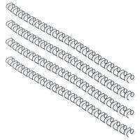 Fellowes Wire Binding Element 12.7mm Black Pack of 100 53273