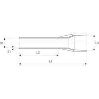 Ferrule 12 mm Partially insulated Ivory Vogt Verbindungstechnik 470912 100 pc(s)