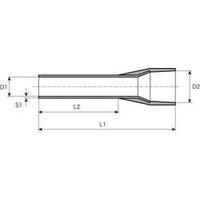 Ferrule 12 mm Partially insulated Yellow Vogt Verbindungstechnik 490712 100 pc(s)