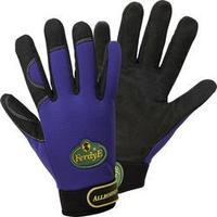 FerdyF. 1900 Royal-blue Clarino® Synthetic-Leather Allrounder Mechanics Gloves M EN 388