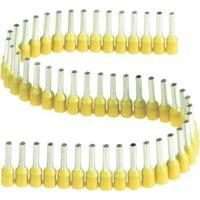 Ferrule Reel packaging 8 mm Partially insulated Yellow Vogt Verbindungstechnik 460308.00050 1 pc(s)