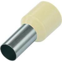 Ferrule 12 mm Partially insulated Ivory Conrad Components 93015c22 100 pc(s)