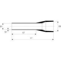 Ferrule 8 mm Partially insulated Black Vogt Verbindungstechnik 470408 100 pc(s)