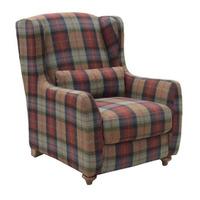 Fergus Chair, Wool Plaid