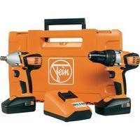 Fein Combo ABS18C-ASCD18W2C Cordless drill, Cordless impact driver 18 V 2 Ah Li-ion incl. spare battery, incl. case