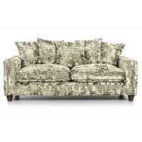 Fedora 3 Seater Velvet Sofa Moonlight