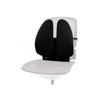 fellowes back angel back support cushion fabric black