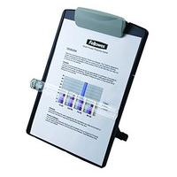 Fellowes Desktop Copyholder Adjustable Landscape or Portrait View 254x98x358mm - Graphite Ref 9169701