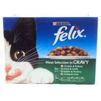 Felix Pouches Gravy Selection x 12