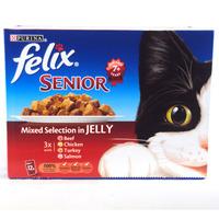 Felix Pouch Senior In Jelly 12x100g