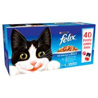 Felix Pouch Cat Food Fish 40x100g