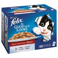 Felix As Good As Meat Selection in Jelly x 12