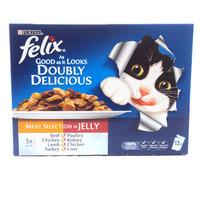 Felix As Good As It Looks Doubly Delicious Meat 12 Pack