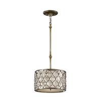 Feiss 1 Lamp Pendant Light with Linen Fabric Shade