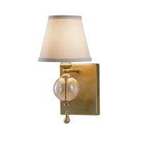 Feiss 1 Lamp Wall Light with Ivory Linen Fabric Shade