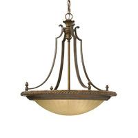 feiss 4 lamp uplight chandelier with india scavo glass shade