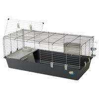 ferplast rabbit guinea pig cage 120 grey 118 x 585 x 515 cm l x w x h