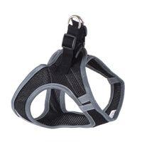 feel free soft dog harness black size m