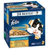 felix sensations 24 x 100g meat in jelly