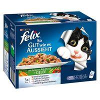 felix as good as it looks 12 x 100g meat menus in jelly