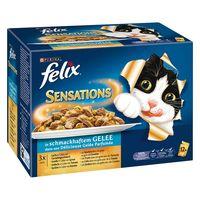 felix sensations 12 x 100g meat in jelly