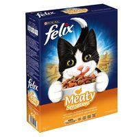 felix meaty sensations dry cat food with poultry economy pack 3 x 2kg