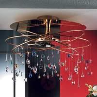 Feng Shui Ceiling Light Large Crystal Decorations