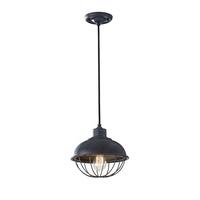 FE/URBANRWL/P/B Urban 1 Light Antique Iron Mini Pendant