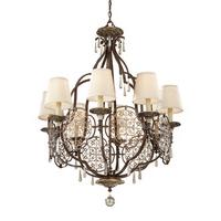 FE/MARCELLA8 Marcella 8 Light British Bronze Chandelier