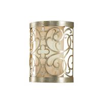 fearabesque1 1 light silver leaf patina wall sconce