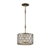 FE/LUCIA/P/C Lucia 1 Light Burnished Silver Ceiling Pendant