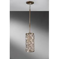 FE/LUCIA/P/D Burnished Silver Lucia Crystal Ceiling Pendant