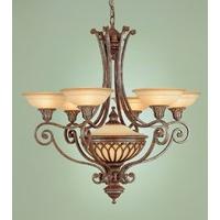 festirlingcas6 stirling castle 6 light chandelier in british bronze