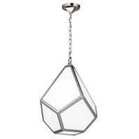 fediamondpm diamond medium white glass ceiling pendant light