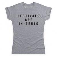 Festivals Are In-Tents Skinnyfit T Shirt