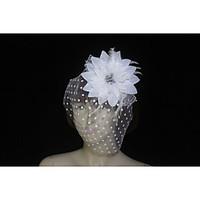 Feather Tulle Fabric Headpiece-Wedding Special Occasion Fascinators 1 Piece