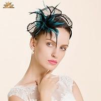 Feather Flax Headpiece-Wedding Special Occasion Casual Office Career Headbands 1 Piece