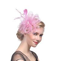 feather net headpiece wedding special occasion fascinators 1 piece