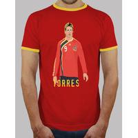 fernando torres shirt colored red