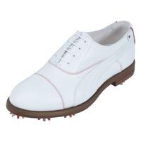 Ferrari Golf Collection Leather Shoe White